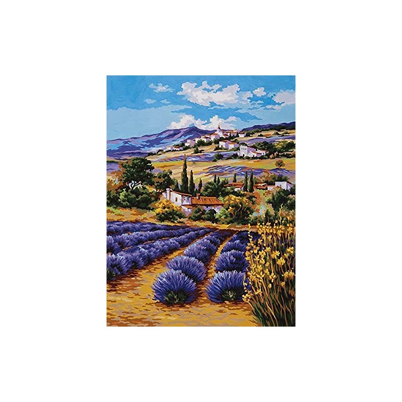 Grafitec Printed Tapestry/Needlepoint Canvas – Lavender Fields