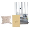 MERRYHAPY Unique Hand Woven Pillow Covers Linen Bolster Case Skin-Friendly