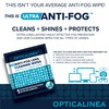 OPTICALINEA ULTRA ANTI-FOG LENS CLEANING WIPES (100 count) and ECOFRIENDLY