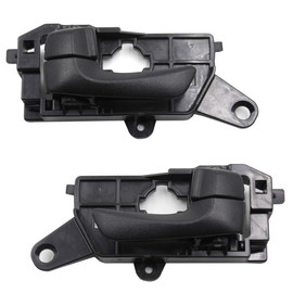 Otois 4Pcs Interior Door Handle 1Set Textured Black for Hyundai Sonata 2008 2009 2010