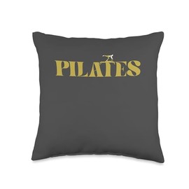 Cute Pilates Reformer Pilates Reformed Mustard Throw Pillow