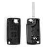 Alppihym 2-button compatible with car key housing for Peugeot and