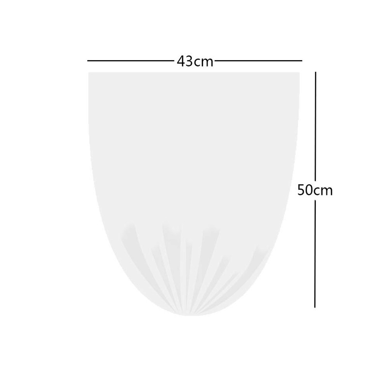 Cadine 6 Litre Bin Bags Small with Plastic, Transparent, Pack