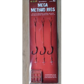 ESP Mega Method Rigs BARBED: 6
