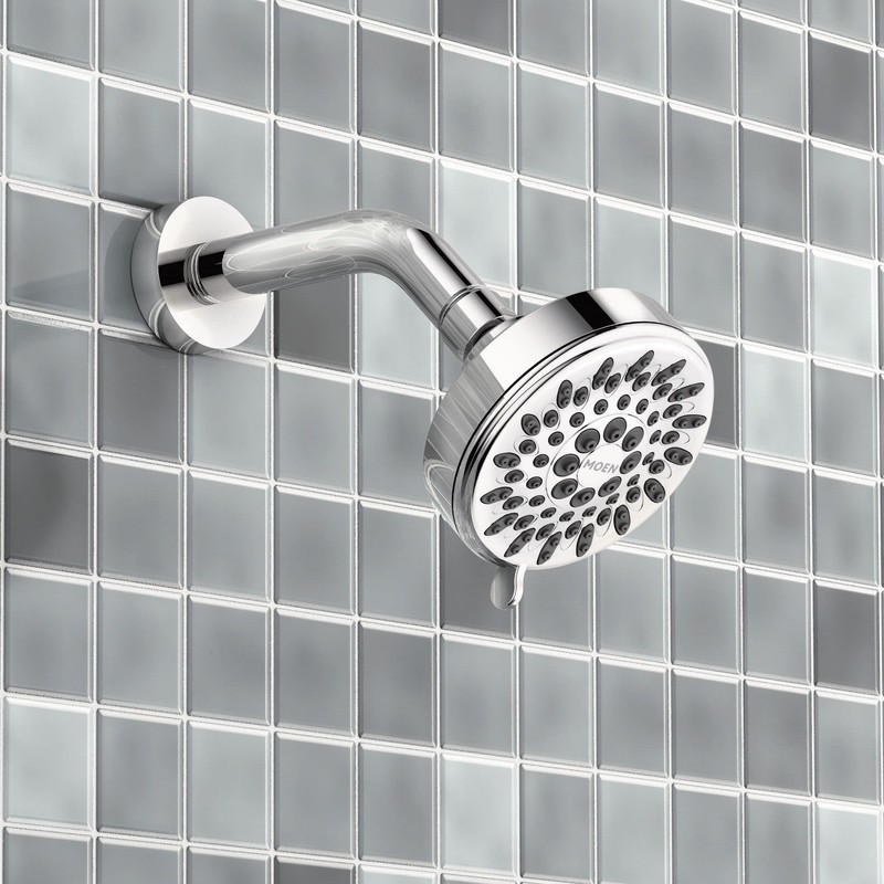 Moen Ignite Chrome Five-function Shower Head With 2.5 GPM High-Pressure
