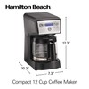 Hamiton Beach 12 Cup Compact Programmable Drip Coffee Maker with