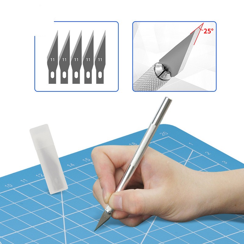 Model Tool Kit Pliers Tweezers File Carving Knife Craft Tools