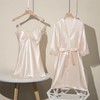 CHEHILLJuego de 5 Piezas Sexy de Pijama para Mujer, Batas