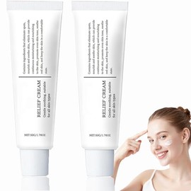 LUHI 345 Relief Cream,Crema Hidratante Calmante 345,crema reparadora intensiva,hidratante y humectante,Hidrata y nutre,unificando el tono de la piel  