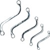 Metric S Shaped Bent Obstruction Spanner Wrench Set 5pc 10mm