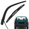 Ruolin Car Rear Wiper Black Replacement Rear Wiper Arm +