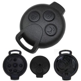 2 x Smart Car Key 3-Button Housing Remote Control 451 Fortwo Forfour Roadstar