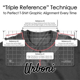 (2-Adult Sizes) Tshirt Ruler Guide Vinyl Alignment – T Shirt Measurement Tool, Center Placement Guide for Heat Press, Shirt Ruler, Left Chest Logo, DTF, HTV, Sublimation, Shirt Alignment Tool