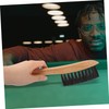 Abaodam 2Pcs Wooden Pool Table Cleaning Brush Set Durable Pe