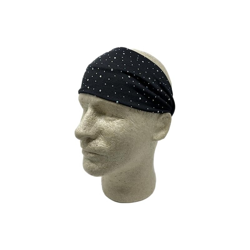 Headband Head Wrap Bandanna Starry Sky with Rhinestones Bling 4