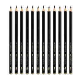 FABER-CASTELL Pitt Graphite 205237 Pencils Set Matte 12 Drawing Pencils 14B Hardness