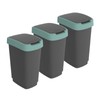 Rotho Twist Set of 3 Bin 25 L with Lid,