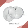 Acrylic Bauble A66805 Acrylic Diameter 8 cm Crystal Clear with