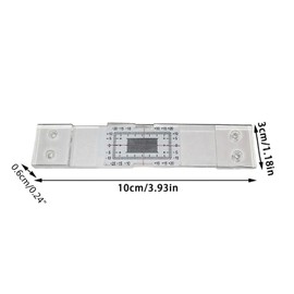 Yuly Heavy-Duty Building Crack Monitor For Concrete Masonry And Stucco Crack Gauge Monitor Crack Measuring Crack Width Gauge, 4 Pack