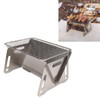 Folding BBQ Grill Heat Resistant Stainless Steel Collapsible Charcoal Grill