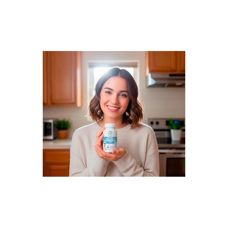 Organicside | Vitamina D3 con Cúrcuma, Jengibre y Pimienta Negra