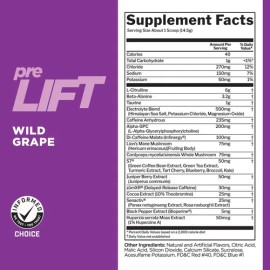 Pre Entreno Rule One R1 Pre Lift 30 Servicios Sabor Wild Grape Polvo