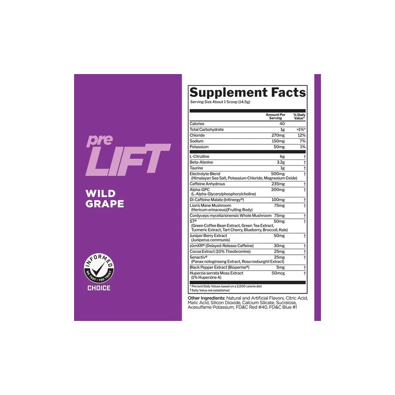 Pre Entreno Rule One R1 Pre Lift 30 Servicios Sabor