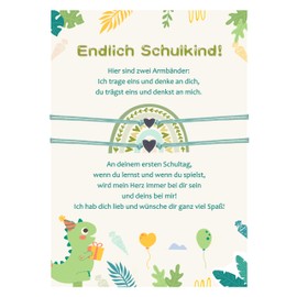 School Child Bracelet Girls 2025, School Gift School Child School Cone Filling, First Day of School Gifts for Girls School Cone Contents, One size, Nylon, Pearl