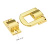 sourcing map Toggle Catch Lock, 25mm Retro Decorative Golden Hasp