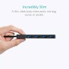 USB 3.0 Hub 4-Port Adapter Charger Data SLIM Super Speed