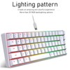 V200 Mechanical Gaming Keyboard Portable 68 Keys Wired RGB Backlit