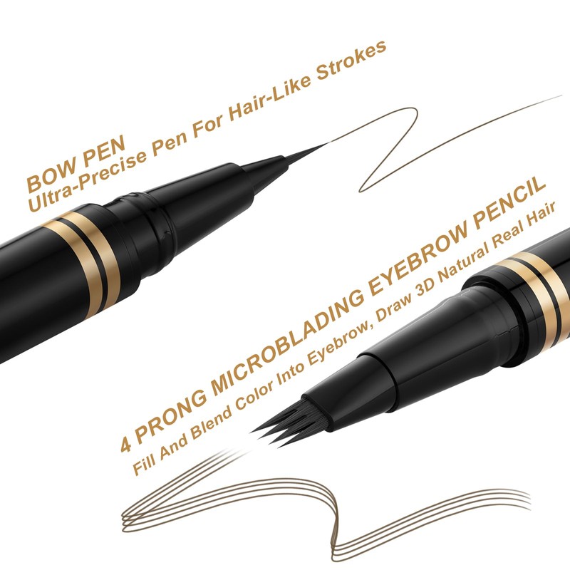 LAVONE Eyebrow Makeup Kit, with 4 Tip Waterproof Microblading Eyebrow