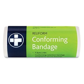 Reliform REL432 Conforming Bandage, 7.5 cm W x 4 m L, White - pack of 10