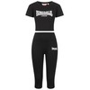 Lonsdale Women's Ixworth Clothing Set, Black, M EU