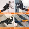 HORUSDY Heavy Duty Pipe Wrench Set, 10” and 15” Self-Adjusting