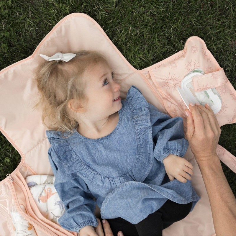 Tiny Twinkle Portable Diaper Changing Pad | Waterproof, Wipeable &