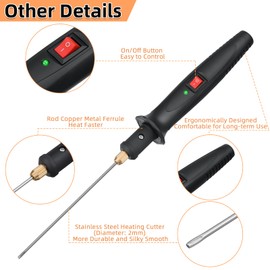 GOCHANGE 18W Hot Knife Foam Cutter, 10CM Cutting Pen with 100-240V Transformer Adaptor for Foam Craving, Small Foam Project, DIY