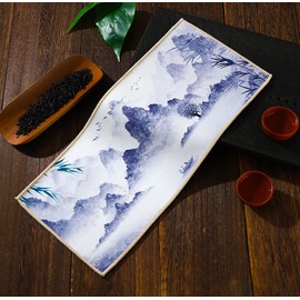 lovekazu Retro Chinese Style Placemats Table Mats Tea Towels 2 Pieces Microfiber (6)