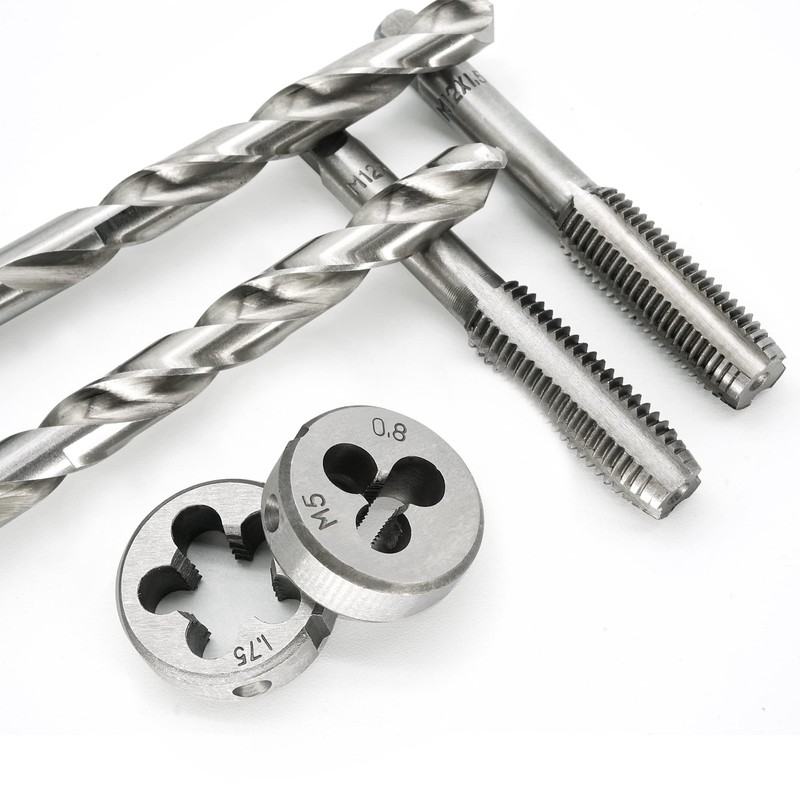 GMTOOLS 40PCS Tap and Die Set, Metric Size Standard M3