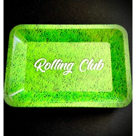 Roll Tray – Rolling Tray – Made of Tin – Various Designs – 18 cm x 12.5 cm – Metal Tray/Bowl (Type 5)