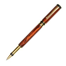 Lanier Pens Elite Rollerball Pen - 24kt Gold - Cocobolo