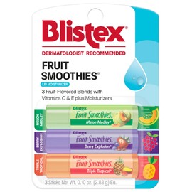 Blistex Fruit Smoothies Lip Protectant Assorted, 3 ct