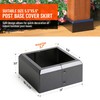 Uphode 6"x6" (Actual: 5.5"x5.5") Deck Post Base Cover Split, Aluminum