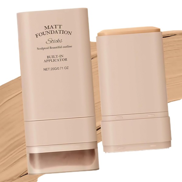 Multi-Use Full Coverage Foundation Stick & Concealer Stick With Built-In