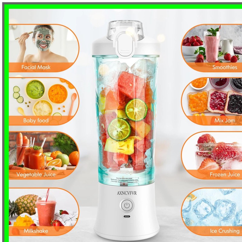 MODAIS BlendMate Portable USB-C Rechargeable Smoothie Maker
