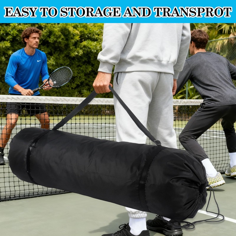 Pickleball Net Storage Bag - Portable Drawstring Duffle Carry Bag