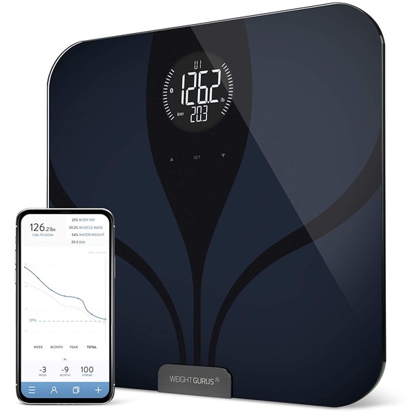 Greater Goods Digital Smart Scale for Body Weight | US-Based Company Powered by Superior Service & Dependable Products | (Black Bluetooth)