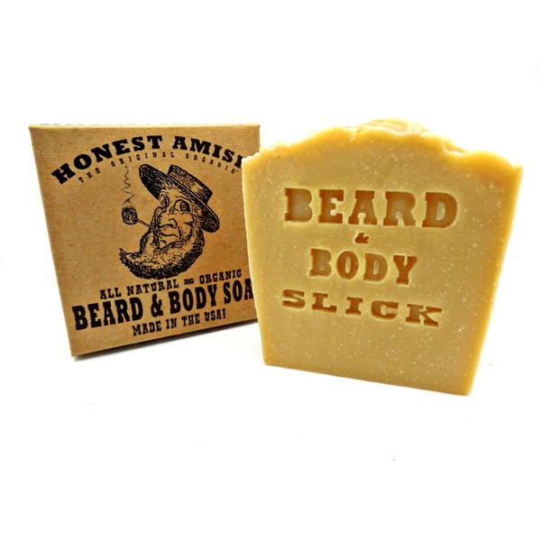 Honest Amish Beard & Body Soap (Slick)