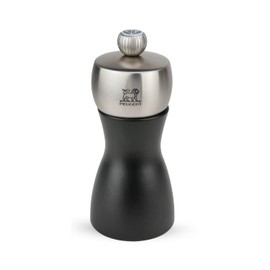 プジョー PEUGEOT 調味料入れ ソルトミル 塩 粗さ調節 容量30g・12cm 手動 岩塩 フランス製 フィジー 黒マット 21290