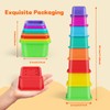 Rabbits Stacking Cups for Guinea Pigs, 8PCS Bunny Stackable Toys,